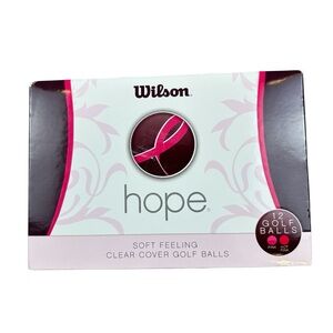 NEW Wilson Hope Breast Cancer Golf Balls Pink and Hot Pink Box of 12